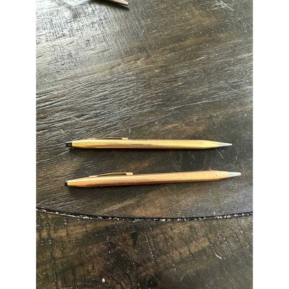 Vintage Cross Classic Century 1/20 12KT Gold Filled Pen Pencil Set USA GUC